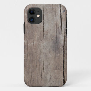 Capa Para iPhone 11 Caso de madeira rachado