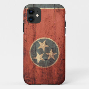 Capa Para iPhone 11 Caso de madeira velho do iPhone 5 da bandeira de