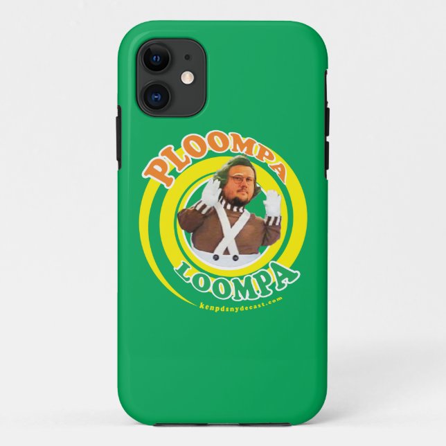 Capa Para iPhone 11 Caso de Ploompaloompa para o iPhone 5! (Verde) (Verso)