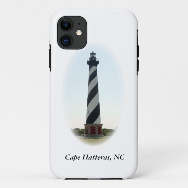 Capa Para iPhone 11 Caso do Cabo Hatteras Lighthouse iPhone 5 (Verso)