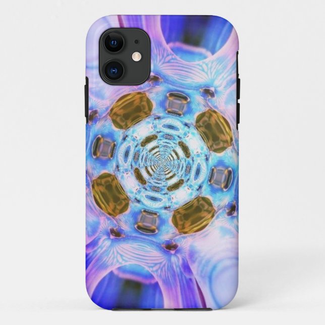 Capa Para iPhone 11 Caso do Cotton Candy Wormhole iPhone 5 (Verso)