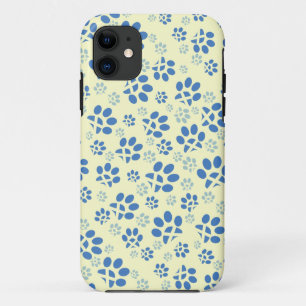 Capa Para iPhone 11 Caso do impressão da pata do gato de Saltire do