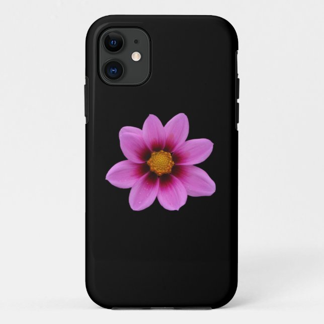 Capa Para iPhone 11 Caso do iPhone5 Flor Rosa (Verso)