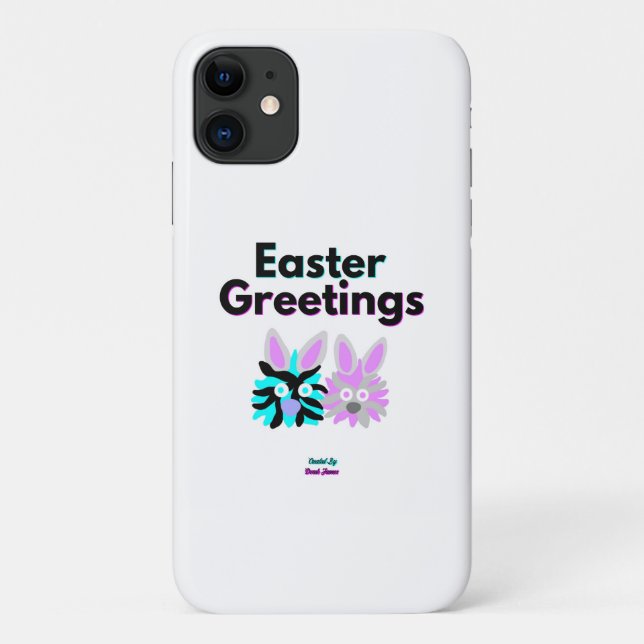 Capa Para iPhone 11 Caso do iPhone 11 da Apple para Felpudos Bunny (Verso)