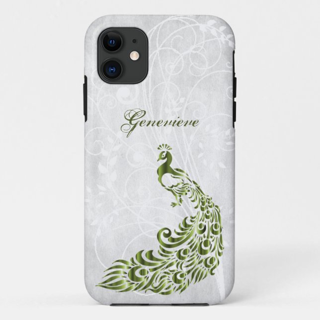 Capa Para iPhone 11 Caso do iPhone 11 Personalizado do Pacote Verde (Verso)