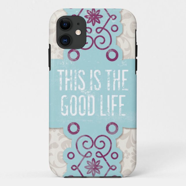 Capa Para iPhone 11 Caso do iPhone 5/5S de Boa Vida (Verso)