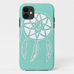 Capa Para iPhone 11 Caso do iPhone 5/5s de Dreamcatcher da hortelã de