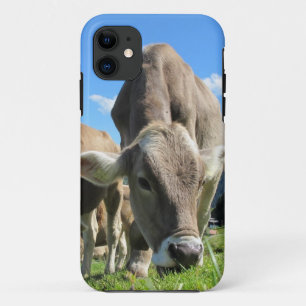 Capa Para iPhone 11 Caso do iPhone 5 com Grazing de Vaca