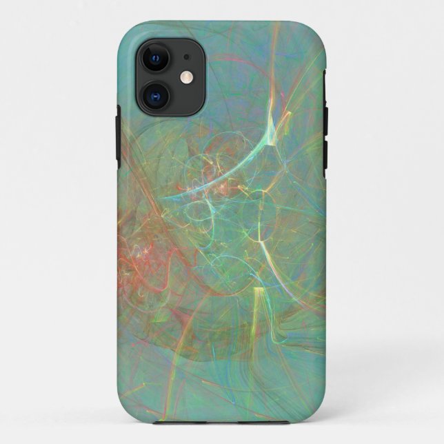 Capa Para iPhone 11 Caso do iPhone 5 da abstrato de água-vivas (Verso)