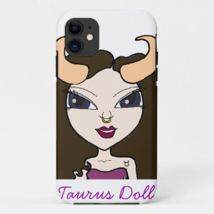 Capa Para iPhone 11 Caso do iPhone 5 da boneca do Taurus mal lá