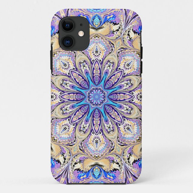 Capa Para iPhone 11 Caso do iPhone 5 da mandala (Verso)