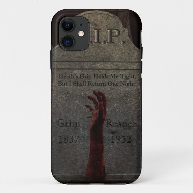 Capa Para iPhone 11 Caso do iPhone 5 da mão do zombi (Verso)