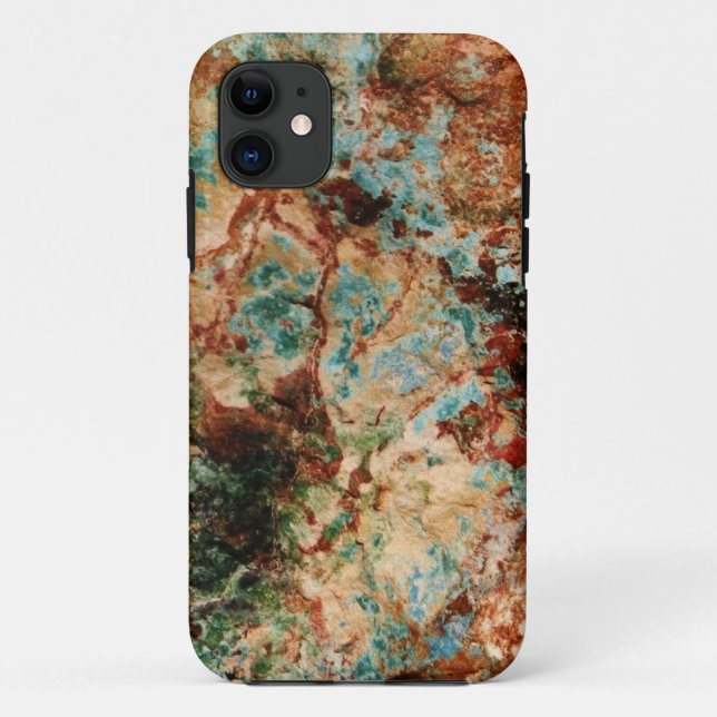 Capa Para iPhone 11 Caso do iPhone 5 da Pedra Natural (Verso)