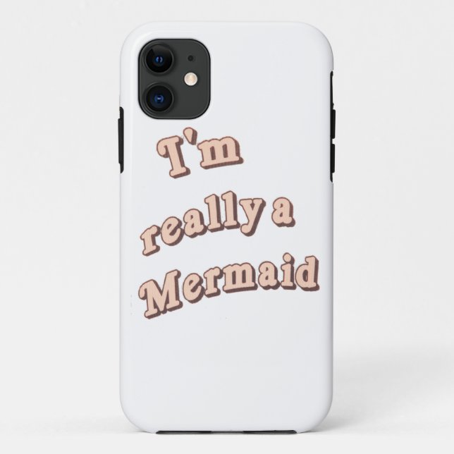 Capa Para iPhone 11 Caso do iPhone 5 da sereia (Verso)
