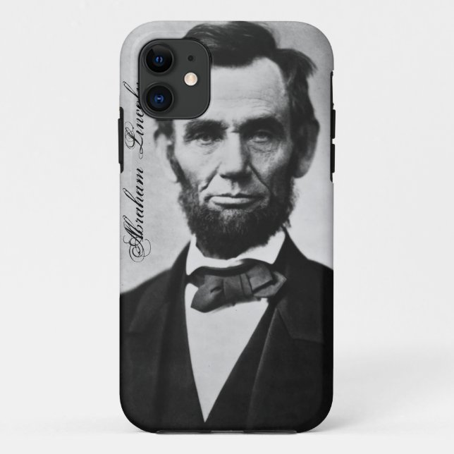 Capa Para iPhone 11 Caso do iPhone 5 de Abraham Lincoln (Verso)