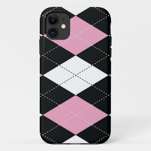 Capa Para iPhone 11 caso do iPhone 5 - diamante Argyle - RockCandy (Verso)
