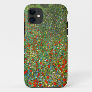 Capa Para iPhone 11 Caso do iPhone 5 do campo da papoila de Gustavo