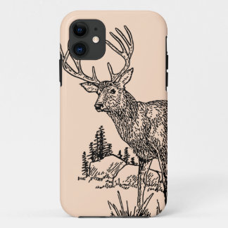 Capa Para iPhone 11 Caso do iPhone 5 do desenho dos cervos