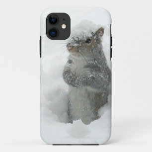 Capa Para iPhone 11 Caso do iPhone 5 do esquilo da neve