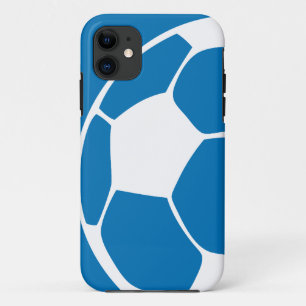 Capa Para iPhone 11 Caso do iPhone 5 do futebol Abstrato azul