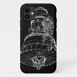 Capa Para iPhone 11 Caso do iphone 5 do motor de jato