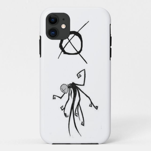Capa Para iPhone 11 caso do iphone 5 do slenderman (Verso)