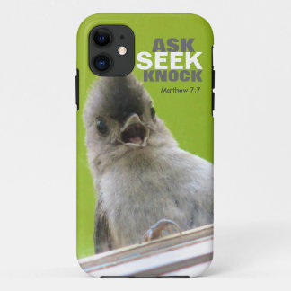 Capa Para iPhone 11 Caso do iPhone 5 do verso da bíblia: 7:7 de