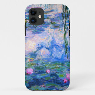 Capa Para iPhone 11 Caso do iPhone 5 dos lírios de água de Monet