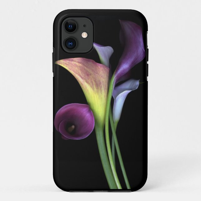 Capa Para iPhone 11 Caso do iPhone 5 dos lírios de Calla (Verso)