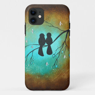 Capa Para iPhone 11 Caso do iPhone 5 dos melros e das libélulas