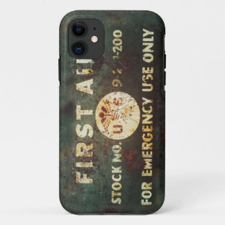 Capa Para iPhone 11 Caso do iPhone 5 dos socorros do vintage WWII