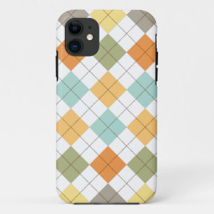 Capa Para iPhone 11 Caso do iPhone 5 Padrão do Diamond Retro