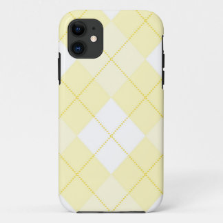 Capa Para iPhone 11 caso do iPhone 5 - quadrados de Argyle - luz do