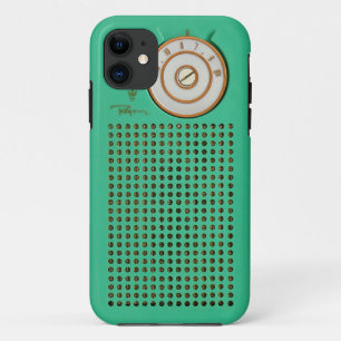 Capa Para iPhone 11 Caso do iPhone 6 do rádio de transistor do vintage