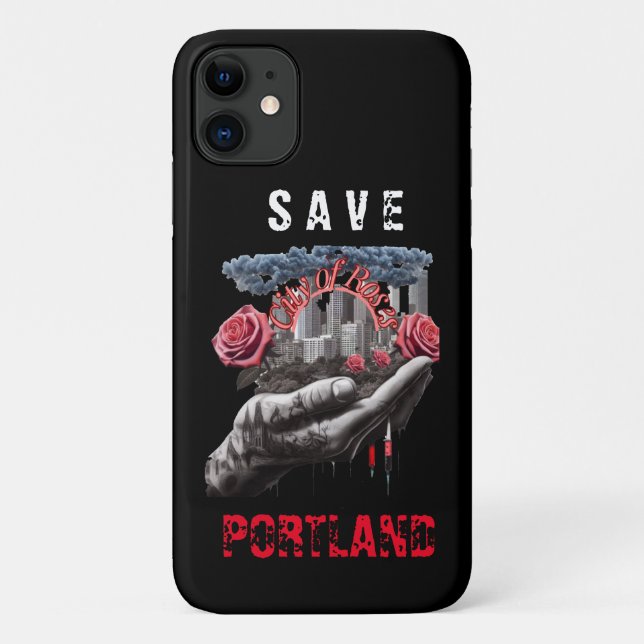 Capa Para iPhone 11 Caso do iPhone/iPad "Salvar Portland" (Verso)