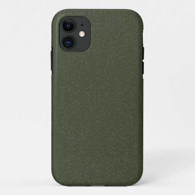 Capa Para iPhone 11 Caso do iPhone Verde da Moss Texturizado 11 - Pers (Verso)