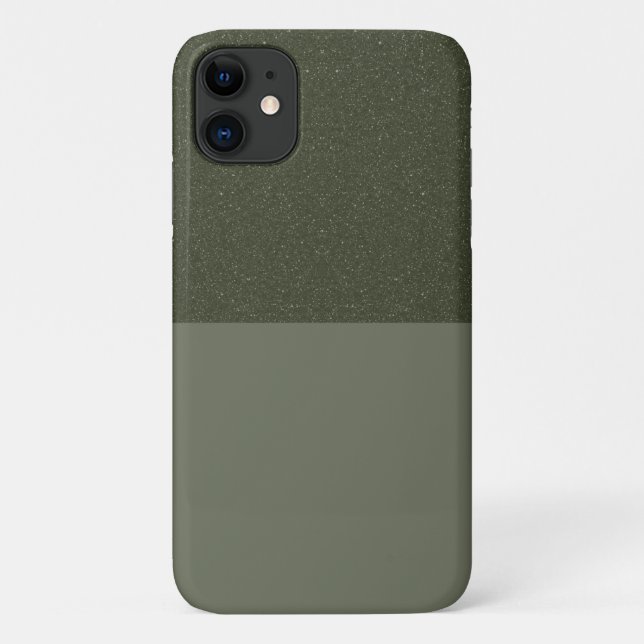 Capa Para iPhone 11 Caso do iPhone Verde do Moisés Superior Textuturad (Verso)