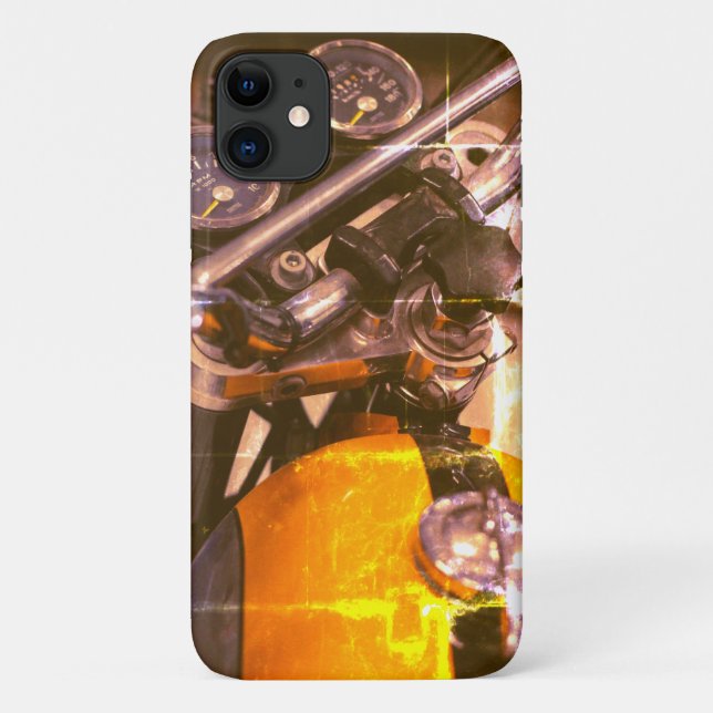 Capa Para iPhone 11 Caso do Motorcycle Biker Rider iPhone 11 (Verso)
