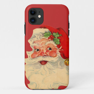 Capa Para iPhone 11 Caso do papai noel iPhone5 do vintage