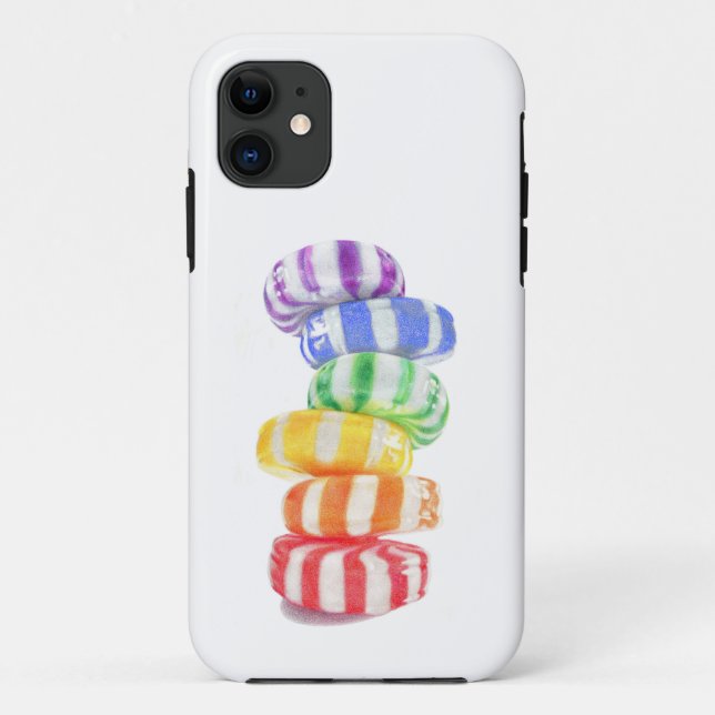 Capa Para iPhone 11 Caso do RAINBOW CANDY iPhone 11 (Verso)