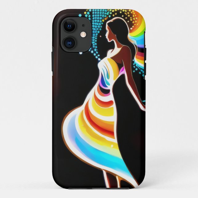 Capa Para iPhone 11 Caso do Rainbow serenity iPhone / iPad (Verso)