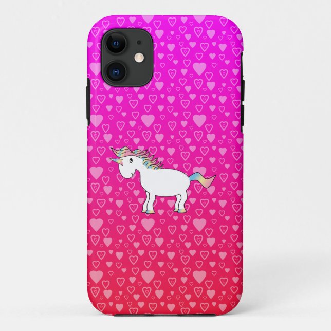 Capa Para iPhone 11 Caso do Rainbow unicorn iphone 5 (Verso)