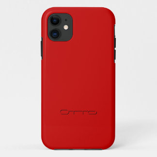 Capa Para iPhone 11 Caso do vermelho do iphone 5 de Otto