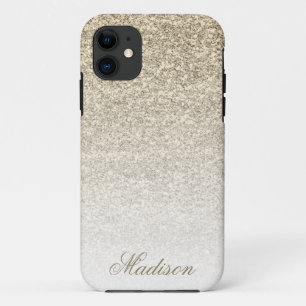 Capa Para iPhone 11 Caso Dourado do iPhone 5/5s do brilho de Ombre