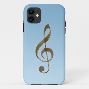 Capa Para iPhone 11 Caso Dourado do iPhone 5 do Clef de triplo do