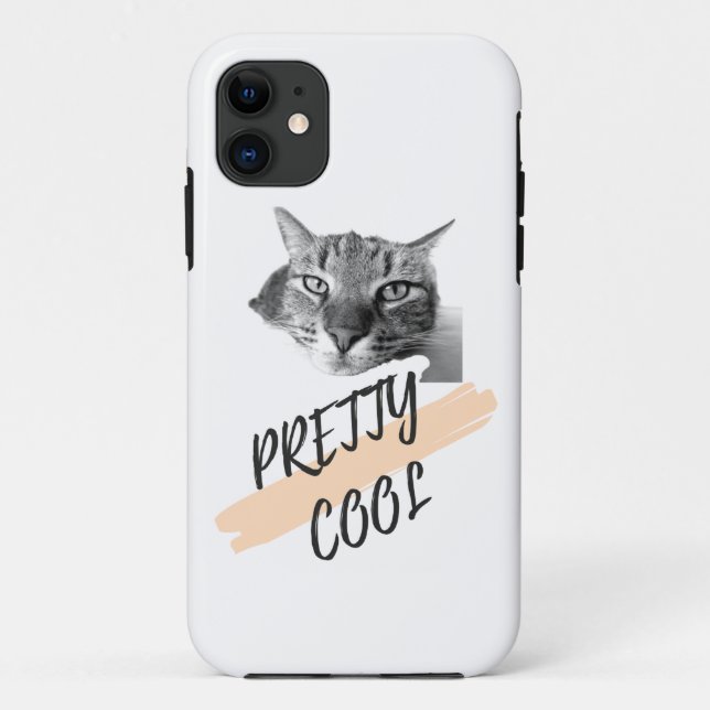 Capa Para iPhone 11 Caso Engraçado de gato-companheiro Tough Apple iPh (Verso)