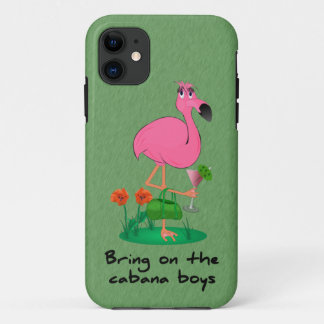 Capa Para iPhone 11 Caso engraçado do iPhone 5 do flamingo