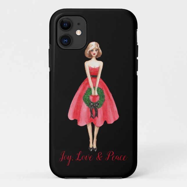 Capa Para iPhone 11 Caso Feliz Natal iPhone 11 (Verso)