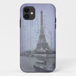 Capa Para iPhone 11 Caso francês do iPhone 5 do cartão da feira de