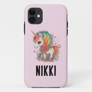 CAPA PARA iPhone 11 CASO IPAD DE IPHONE PERSONALIZADO UNICORN
